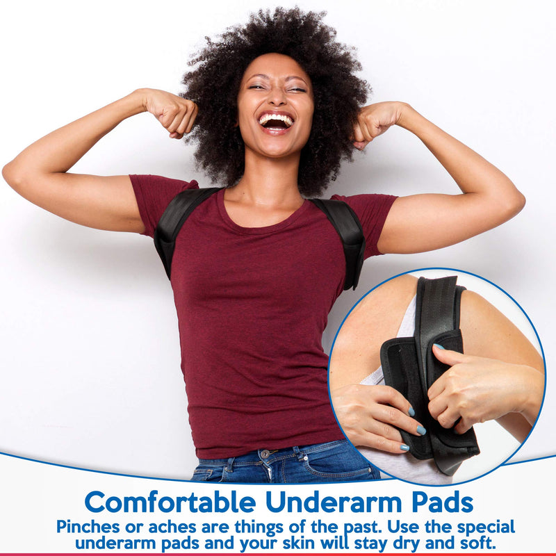 [Australia] - Posture Corrector for Men and Women - Adjustable Upper Back Brace for Clavicle Support and Providing Pain Relief from Neck, Back and Shoulder(Universal) 