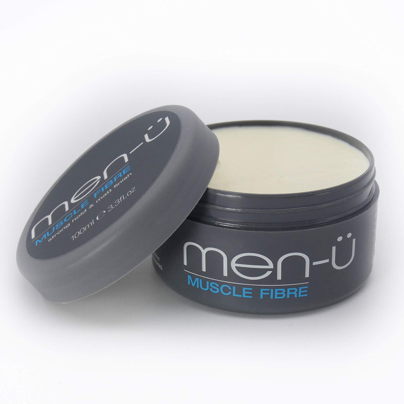 [Australia] - men-u MUSCLE FIBRE ‚Äì Mens hair products ‚Äì Hair putty w/ Strong, long lasting hold & matt finish. Instant style in your hands with a superb hold and separation. Mens Hair wax, single walled puck 100ml. 