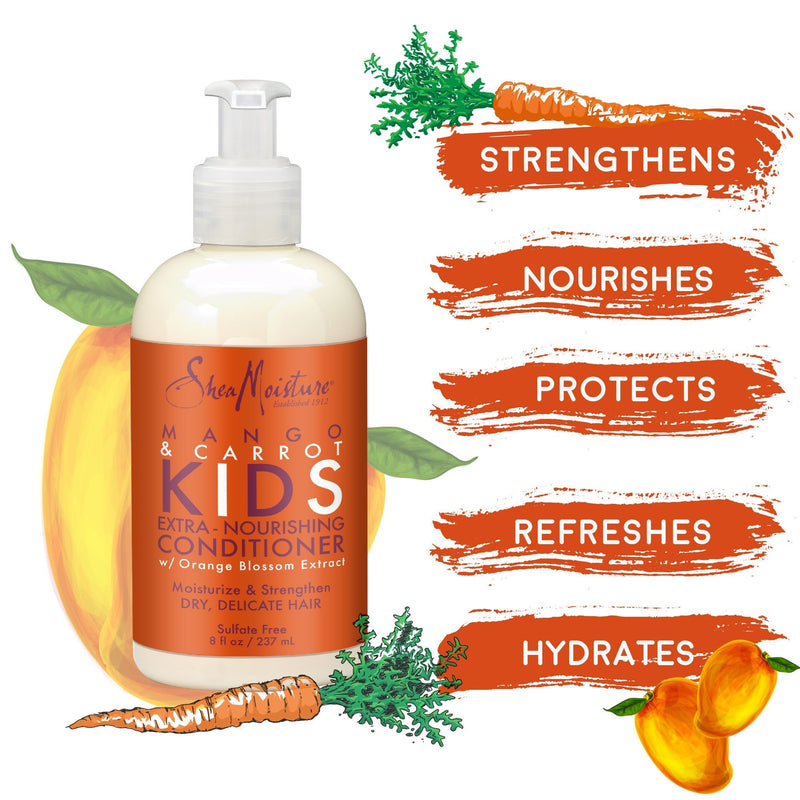 [Australia] - Shea Moisture Mango & Carrot KIDS Extra-Nourishing Conditioner - 8oz 