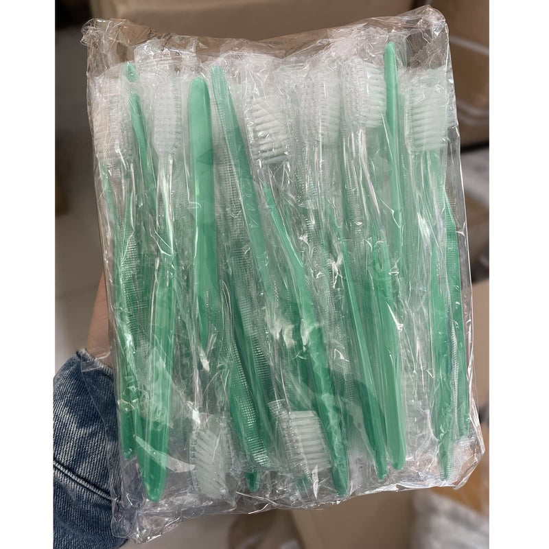 [Australia] - Disposable Toothbrush, Bulk Toothbrushes Individually Wrapped, Soft Bristle Toothbrushes for Hotel, Travel (20) 20 