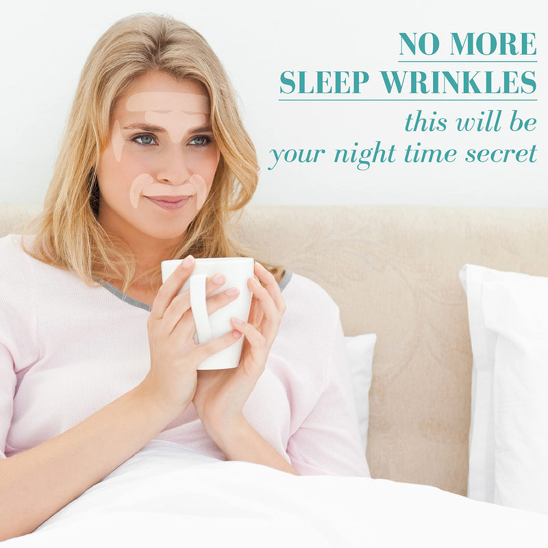 [Australia] - Blumbody Face Wrinkle Patches - 165 Facial Anti Wrinkle Patches for Smoothing Eye, Mouth or Frown Wrinkles - Wrinkle Patches for Face Overnight Prevention 