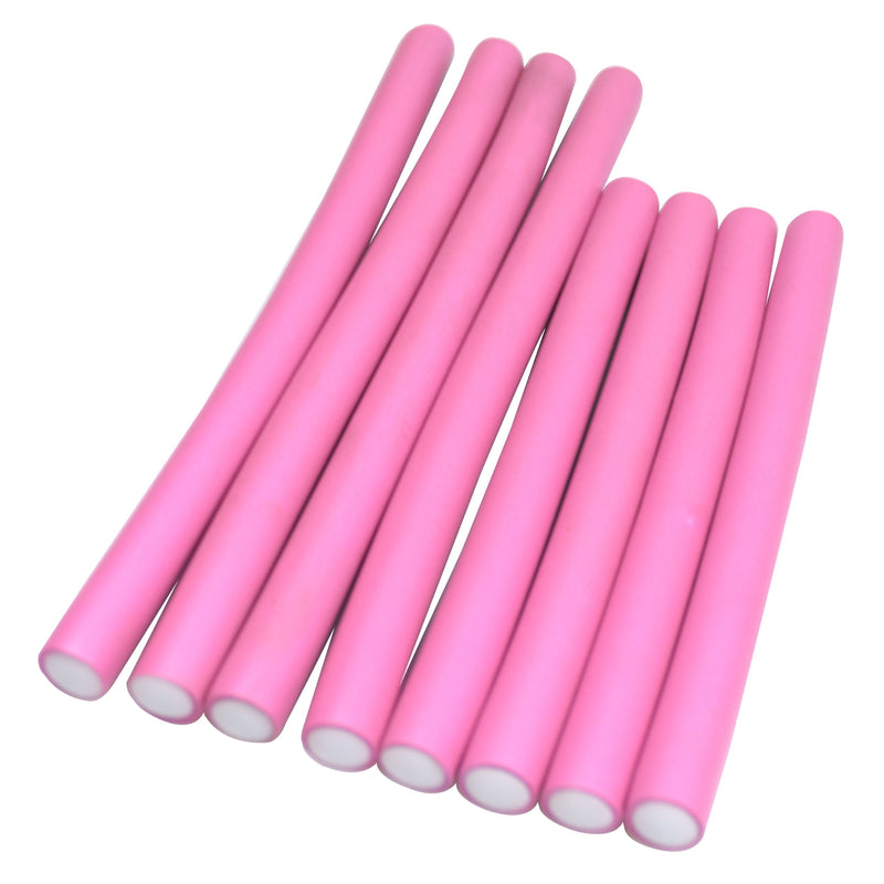 [Australia] - 24 Pretty Bendy Hair Rollers (3 x Packs of 8) - Create Curls & Waves Without the Need for Clips or Grips! 