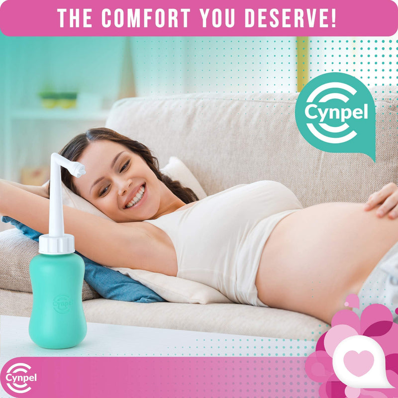 [Australia] - Cynpel Peri Bottle for Postpartum Essentials, Feminine Care | The Original Portable Bidet, Hemmoroid Treatment… (1 Count (Pack of 1), Blue) 1 Count (Pack of 1) 