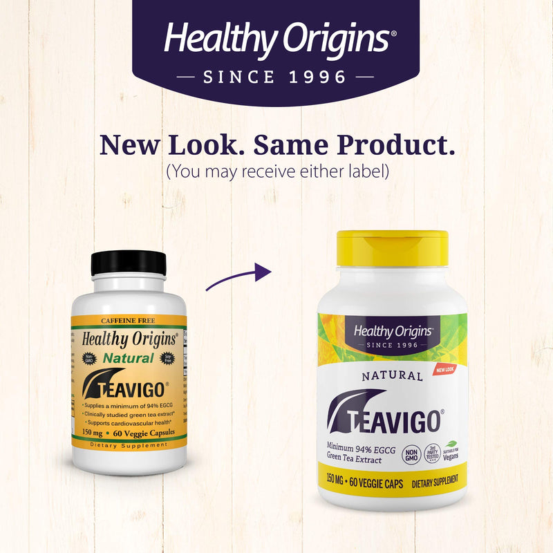 [Australia] - Healthy Origins teavigo (94% Egcg) Green Tea, 150 Mg, 60 Veggie Caps 