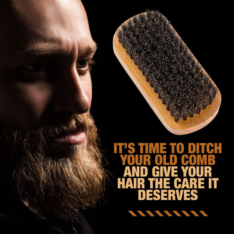 [Australia] - Wooden Beard and Comb Set for Men - Perfect for Beards Head Hair and Mustaches Men's Grooming Kit for Styling, Applying Beard Oils and Balms for Better Hair Care Growth and Impressive Hair Health 