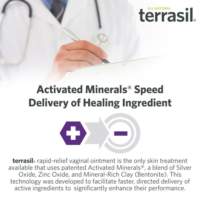 [Australia] - Terrasil Rapid Relief Vaginal Ointment Plus Medicated Cleansing Bar 25G Tube + 1 Cleansing Bar 