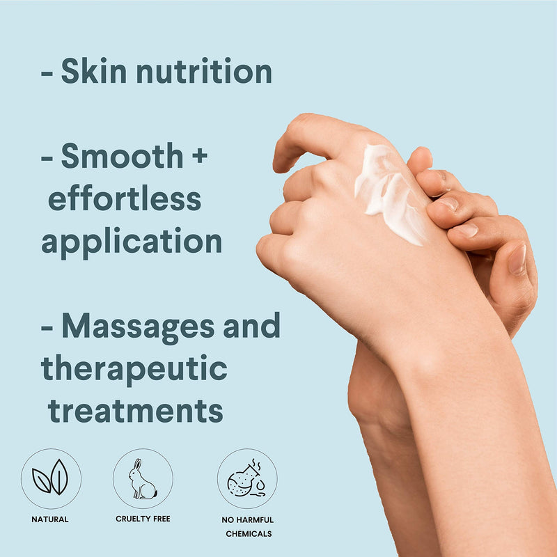 [Australia] - Professional Massage Vitamin E Moisturizing Cream 1000 ml - 35.19 fL.oz Unscented Massage Lotion Relax Sore Muscles & Repair Dry Skin, Lightweight, Non-Greasy 