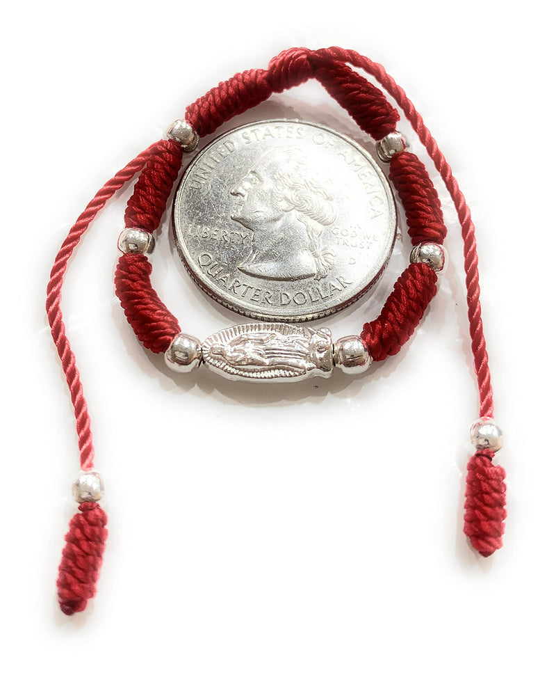 [Australia] - Kid/baby size red thread Virgen de Guadalupe bracelet 