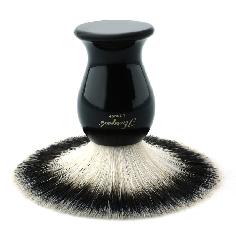 [Australia] - Haryali London Shaving Brush - Shaving Cream Brush - Synthetic Hair Shaving Brush - Mens Shaving Brush - and Womens - Shave Brush for Wet Shaving, Black 