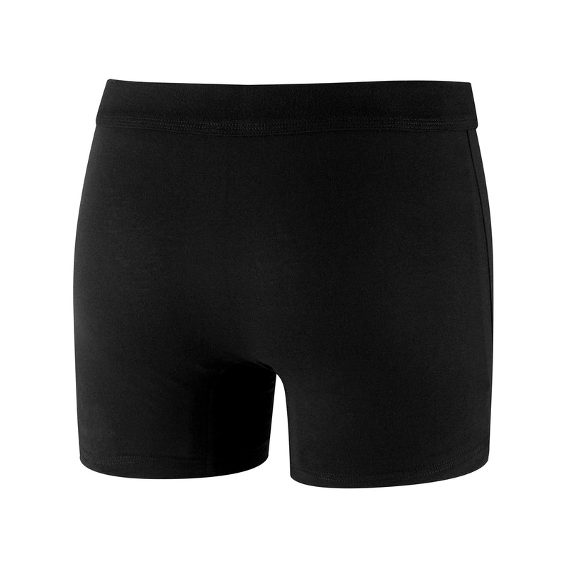 [Australia] - PROTECHDRY - Washable Urinary Incontinence Cotton Boxer Brief Underwear for Men, with Front Absorbent Area, Black Medium, 33-32" Waist M (Pack of 1) 