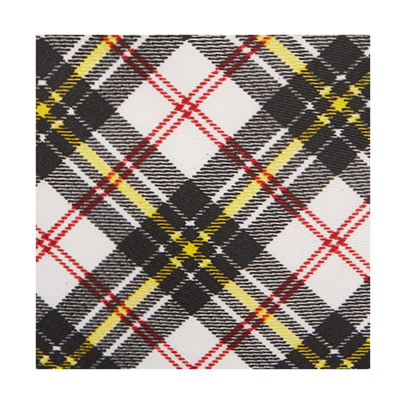 [Australia] - Jacob Alexander Boys' Royal Tartans Plaid 14-inch Zipper Neck Tie Black/White 