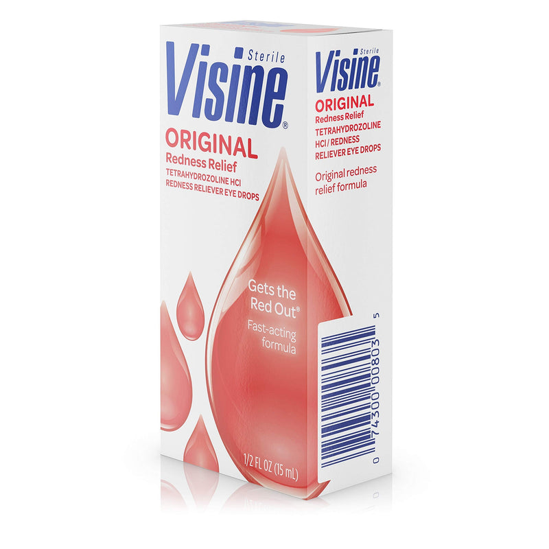 [Australia] - Visine, Redness Relief, Irritation Eye Drops Original, 0.5 fl oz, Clear 