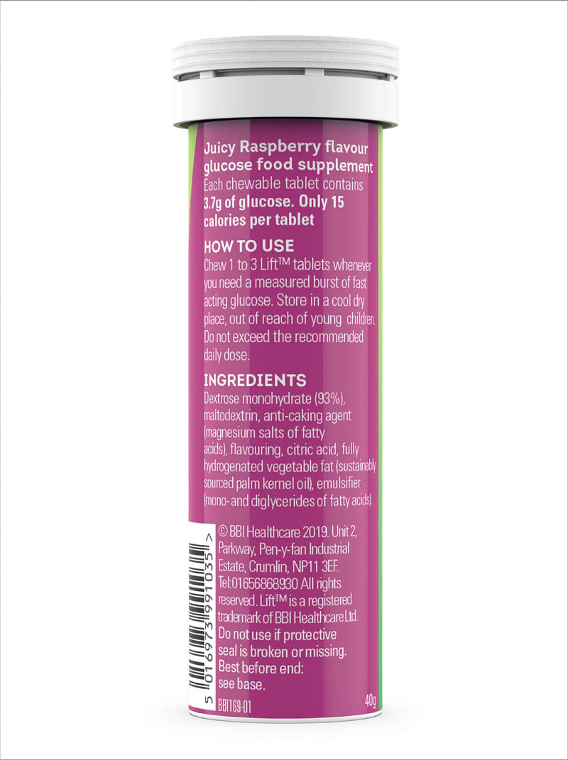 [Australia] - Lift | Fast-Acting Glucose Chewable Energy Tablets | Mixed Flavours | 6 Pack of 10-Tablet Tubes 10 Count (Pack of 6) 