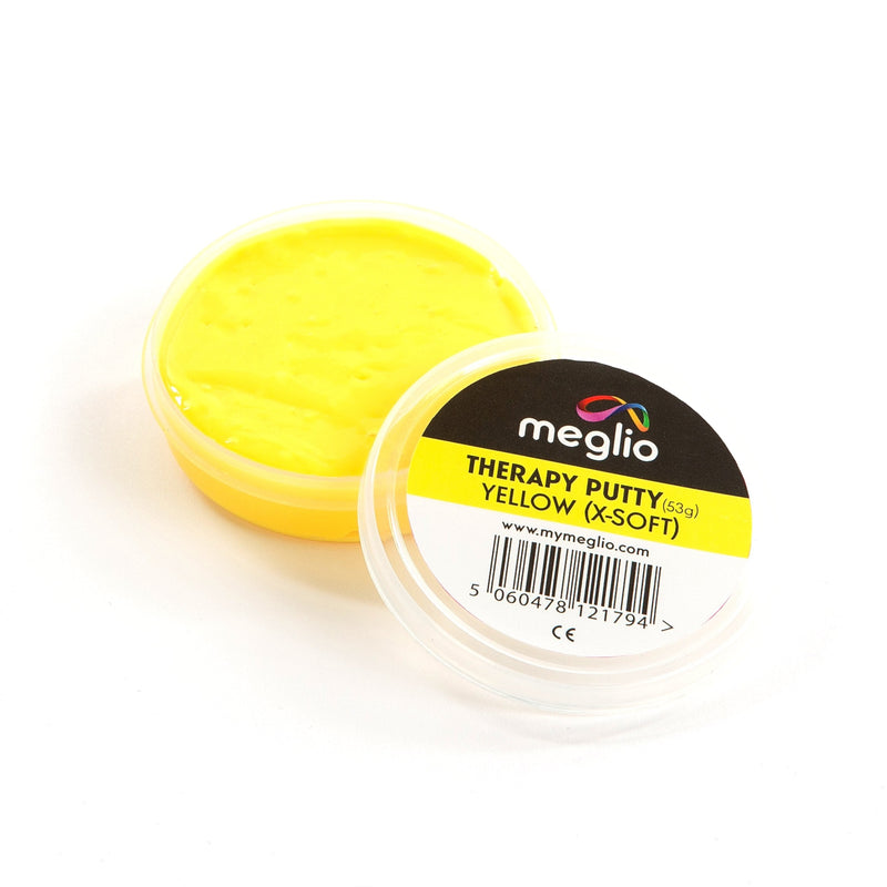 [Australia] - Meglio Therapy Hand Putty 57g, Clinical Grade putty for Hand Exercises, Helps Recovery and Rehabilitation, Strength Training and Stress Relief, Variable Resistances - Extra Light, Light, Medium & Firm 