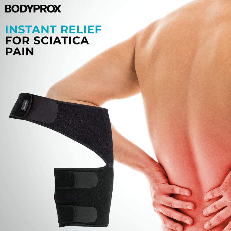 [Australia] - Groin Wrap, Adjustable Support for Hip, Groin, Hamstring, Thigh, and Sciatic Nerve Pain Relief 