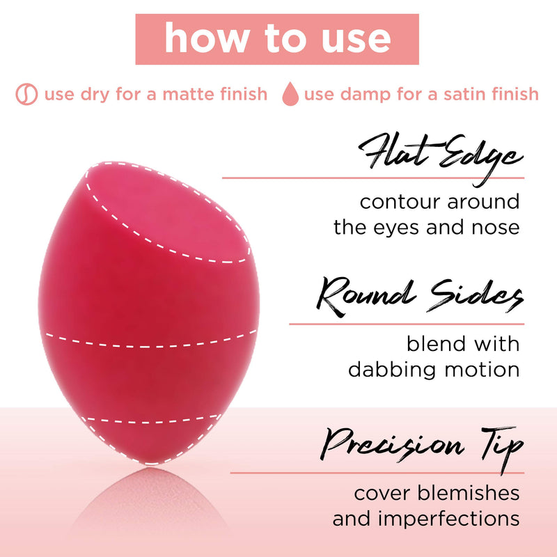 [Australia] - Real Techniques Mini Miracle Complexion Sponge Makeup Blender, Set of 4 Beauty Sponges 