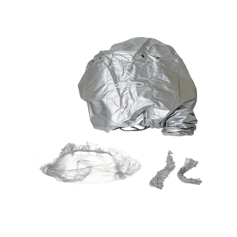 [Australia] - Red by KISS Universal Soft Bonnet Hair Dryer Attachment Works with ANY Hand Held Dryer Bonus 3pcs Shower Cap Included 