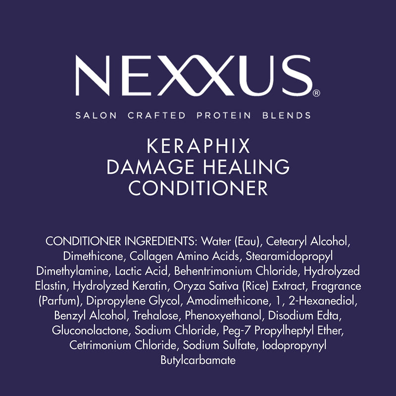 [Australia] - Nexxus Keraphix Conditioner for Damaged Hair Keraphix with ProteinFusion Silicone-Free With Keratin Protein and Black Rice 13.5 oz 