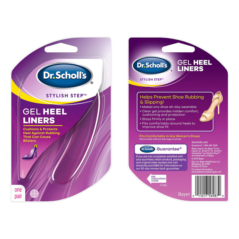 [Australia] - Dr. Scholl’s Stylish Step Gel Heel Liners, 1 Pair - One size fits all 