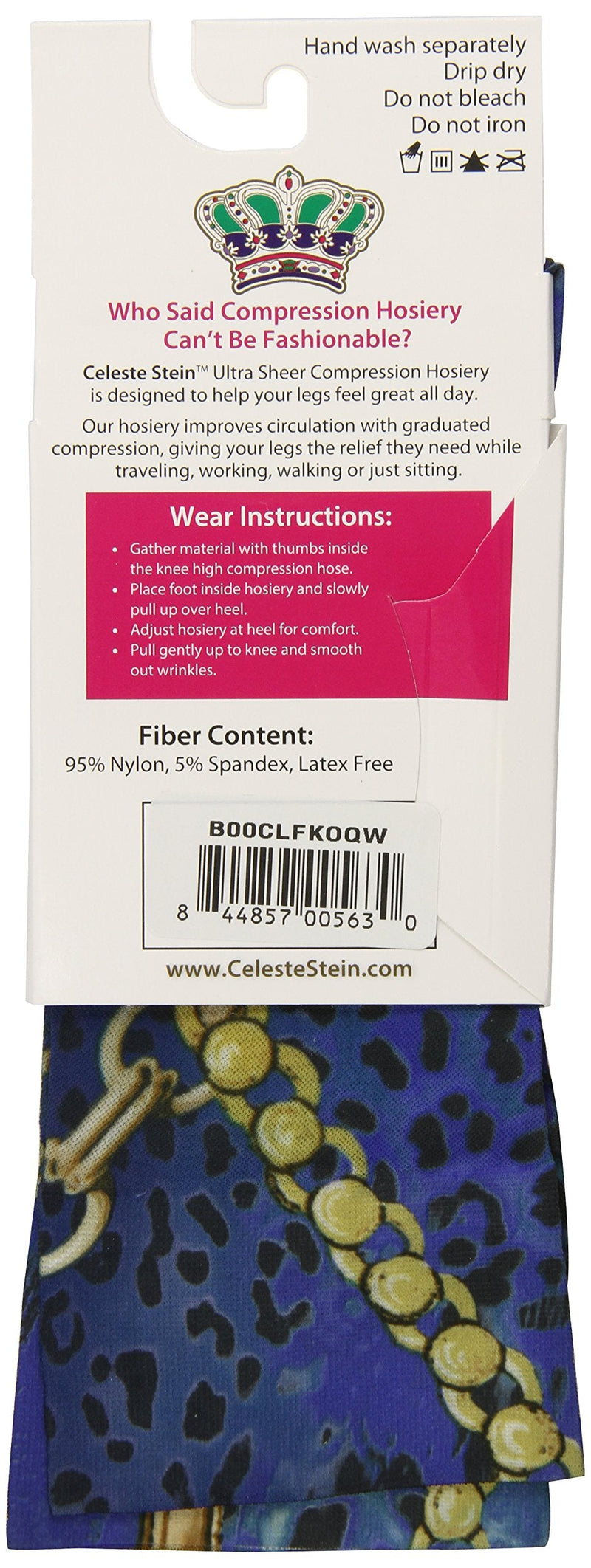 [Australia] - Celeste Stein Therapeutic Compression Sock 0.6 Ounce Multi 