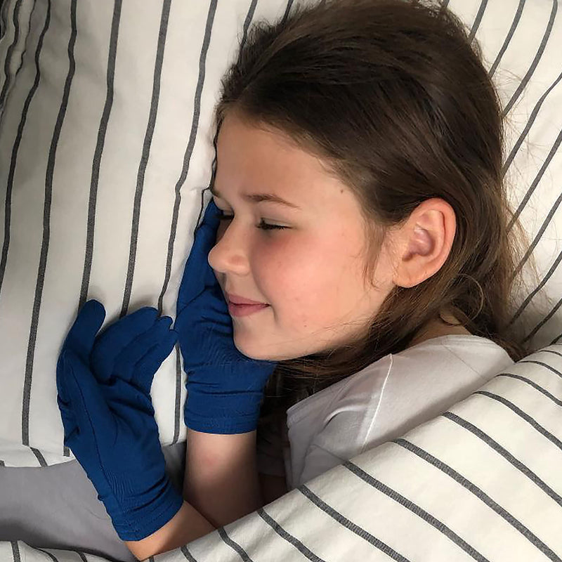 [Australia] - Bamboo Gloves for Eczema, Kids Age 6-8, Eczema Gloves for Children, Kids Gloves for Dry Hands, Kids Moisturizing Gloves Overnight, Skin Repair Gloves, 3 Pairs of Gloves 
