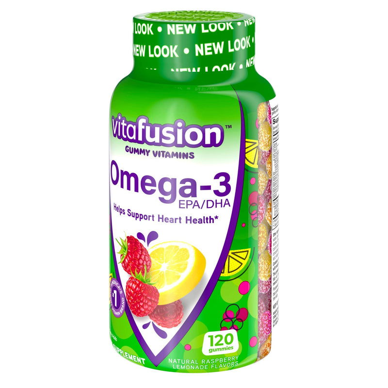 [Australia] - Vitafusion Omega 3 Gummies, 120 Count (Packaging May Vary) 