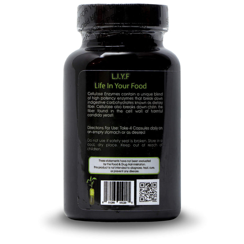 [Australia] - PuraDyme Cellulase Individual Enzyme - 180 Capsules 