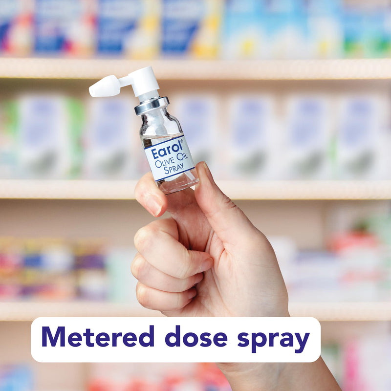 [Australia] - Earol | Olive Oil Ear Wax Removal Spray | Clinically Proven | Reduces Need for Syringing | Metered Dose | 1 Pack of 10ml Oil Spray Bottle 
