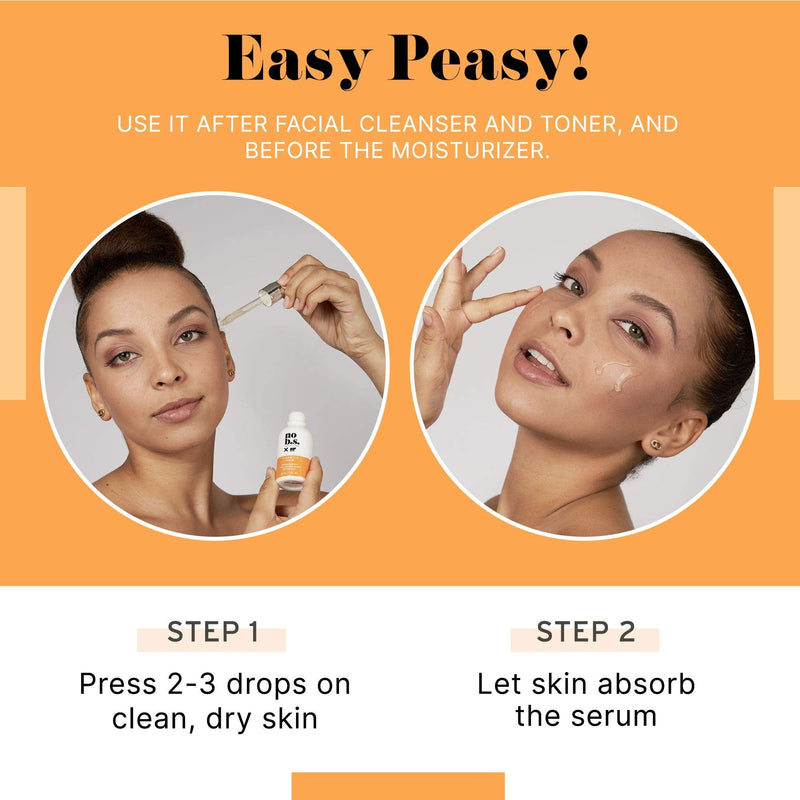 [Australia] - NO B. S. NO BAD STUFF No B. S. Vitamin C Serum For Face - Potent & Clean Skin Care. No Hype. No Fads. Pure C + E with Hyaluronic Acid Serum. (Full Size) Full Size 