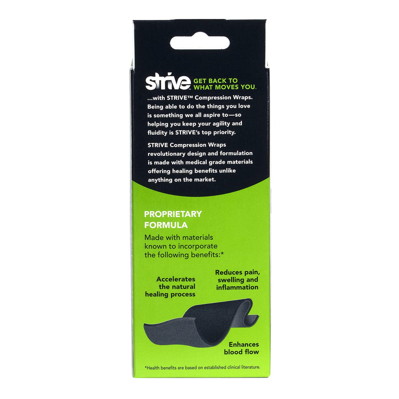 [Australia] - STRIVE Compression Therapy Wrap 6" X 60", Black, Made In The USA 6" x 60" Wrap 