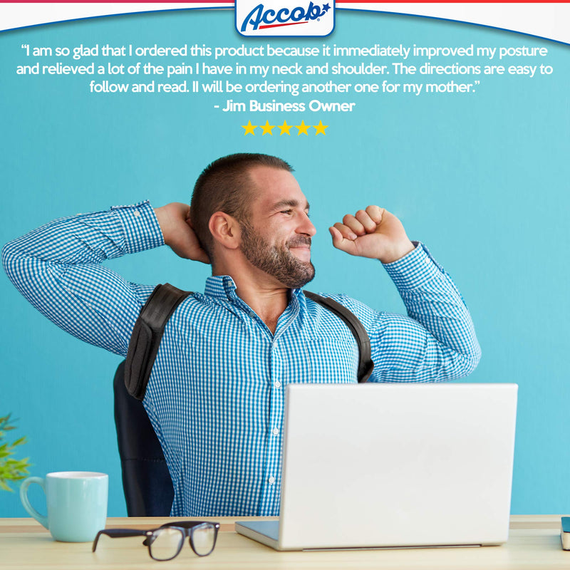 [Australia] - Posture Corrector for Men and Women - Adjustable Upper Back Brace for Clavicle Support and Providing Pain Relief from Neck, Back and Shoulder(Universal) 