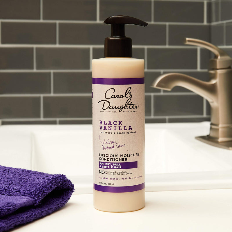 [Australia] - Carol’s Daughter Black Vanilla Moisturizing Conditioner for Curly, Wavy, Natural Hair, Adds Hydration & Shine to Dry, Damaged Hair- Made with Shea Butter and Rosemary, 8 fl oz 