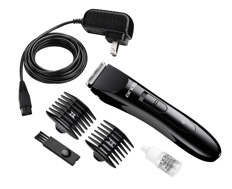 [Australia] - Andis 24605 Select Trim Li Trimmer 6 Piece Lithium-Ion Haircutting Kit Black, 1 Count 