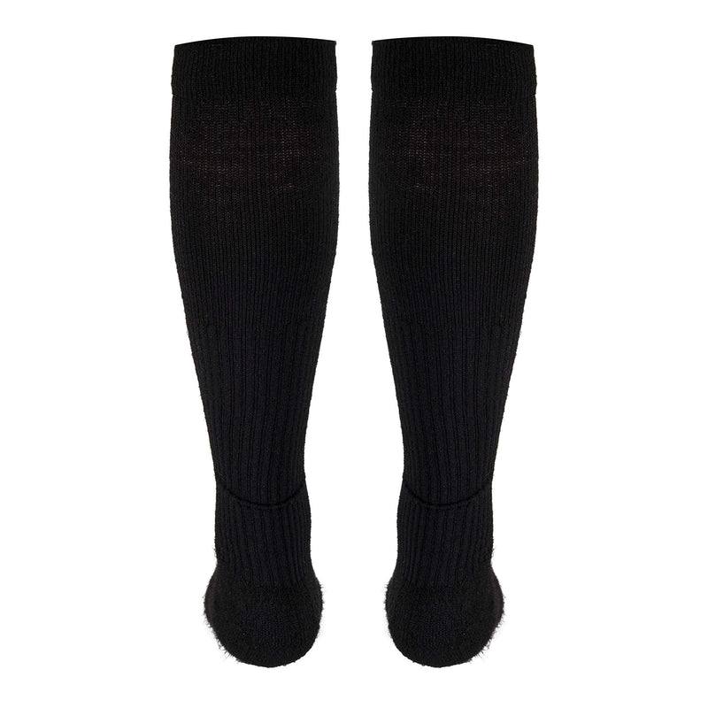 [Australia] - Truform Compression Socks, 15-20 mmHg, Men's Gym Socks, Knee High Over Calf Length Medium (1 Pair) Black 