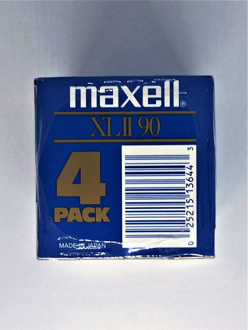 [Australia] - Maxell(R) Cassette Audio Tape, 90-Minute High Bias Standard, Pack Of 4 (Discontinued by Manufacturer) 