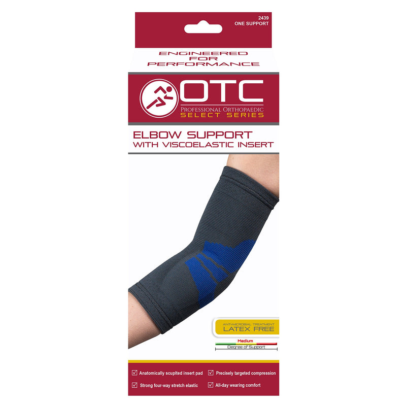 [Australia] - OTC Elbow Brace, Compression Recovery, Gel Insert, X-Small 