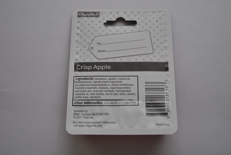 [Australia] - Chapstick Lip Balm - Crisp Apple 0.15 oz/4 g 
