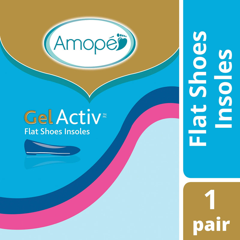 [Australia] - Amope Gel Activ Flat Shoes Insoles, 1 Count 