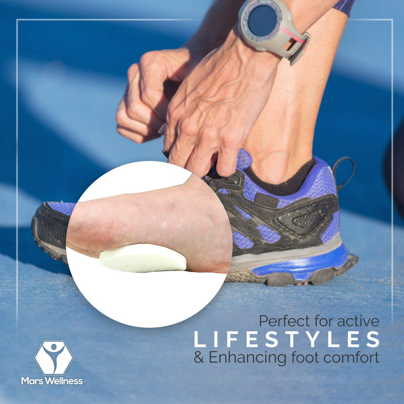 [Australia] - Metatarsal Felt Foot Pad Skived Cut (1/4" Thick) - 6 Pairs (12 Pieces) 1/4\" Thick 