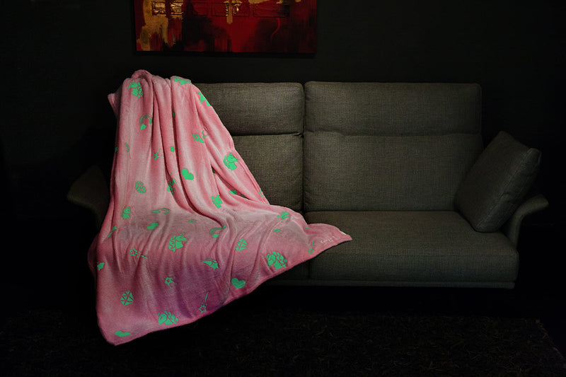 [Australia] - Kanguru Unicorn Glow in The Dark, Super Soft, Cozy, Fluffy, Warm, Throw Fleece Blanket Microfiber for Sofa, Bedroom, Couch, Travel, Kids, Polyester, Pink, 130 x 150 cm 