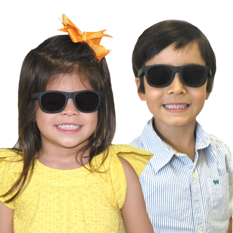 [Australia] - Vintage 2 Pack- Baby, Toddler's First Sunglasses for Ages 1-2 Years Black and Teal 