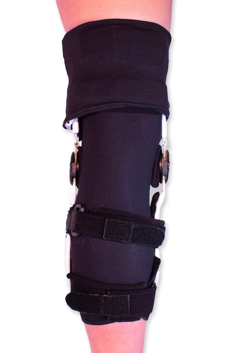 [Australia] - Bracesox | (Medium) Cotton Knee Brace Undersleeve | Premium Cotton Sleeve for Under Brace - Leg Sleeves for Men and Women- Comfortable, Breathable, Durable Medium (Pack of 1) 