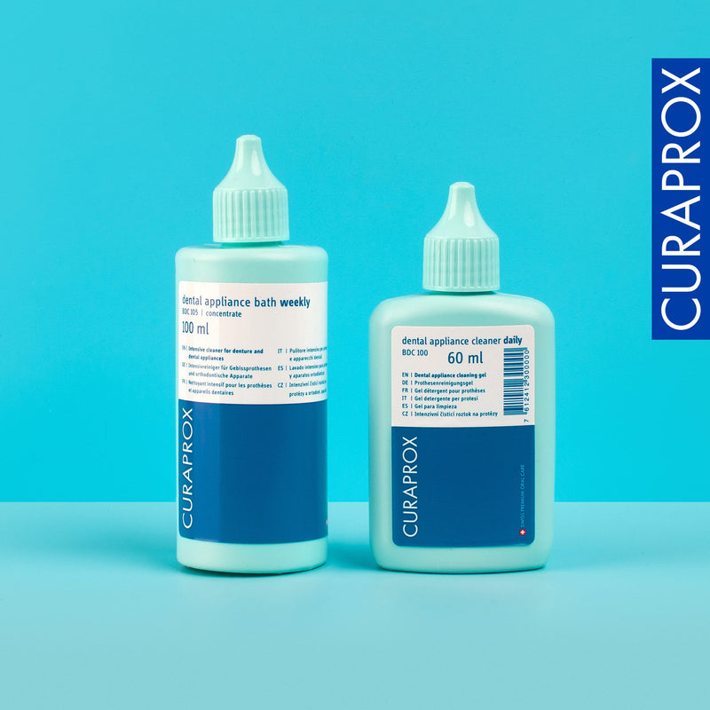 [Australia] - Curaprox BDC 100 Daily Dental Appliance Cleaner, 60ml - Aligner, Retainer & Denture Cleaner Liquid. 