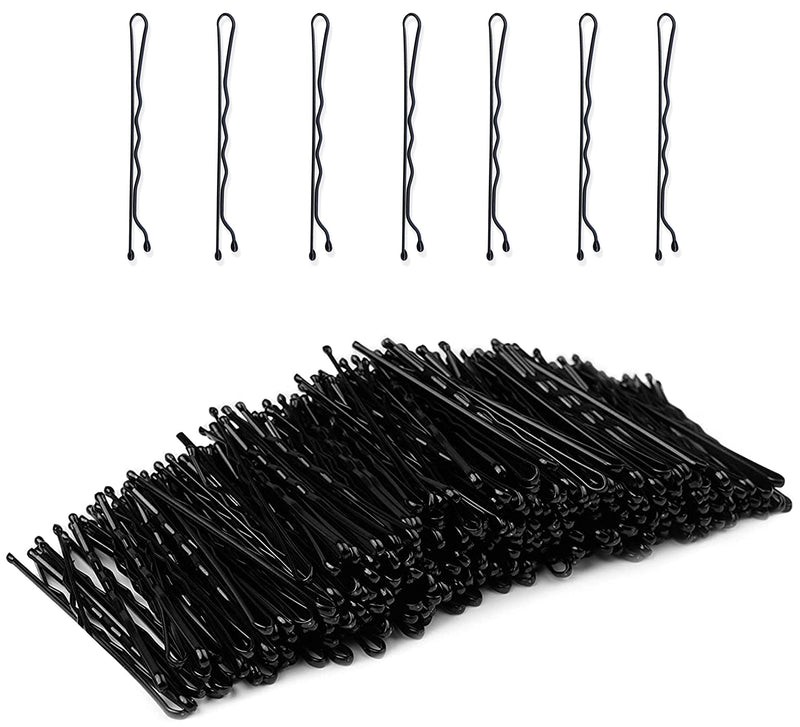 [Australia] - Black Hair Pins 100 Pcs Black Bobby Pins Black Hair Grips Kirby Grips Hair Pins for Buns, Bun Pins with Box Great Hair Grips for Thick Hair grips black Pins (5cm)… 100 Black Bobby Pins 5CM 