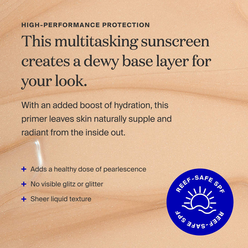 [Australia] - Supergoop! Glowscreen SPF 40 PA+++, 1.7 fl oz - Primer + Broad Spectrum Sunscreen with Blue-Light Protection - Adds Instant Glow & Hydration - Contains Hyaluronic Acid, Vitamin B5 & Niacinamide 1.69 Fl Oz (Pack of 1) 