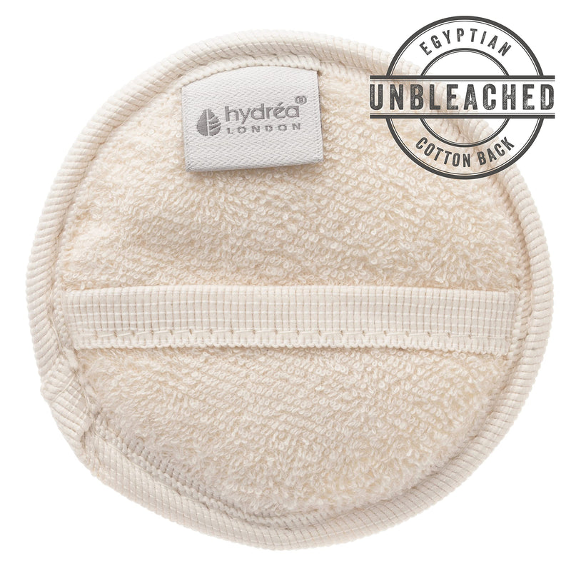 [Australia] - Cleansing & Exfoliating Loofah Facial Pad - Double Sided with Organic Egyptian Cotton 