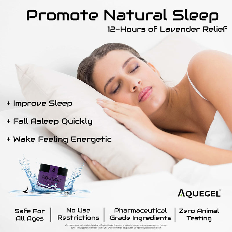 [Australia] - Aquegel Nasal Moisturizer+Lavender (Sleep Easy), 12-Hour Nasal Dryness Relief, Water Based Nose Gel, Oxygen Therapy Nasal Moisturizer, Dry Nose, Nasal Dryness, Nosebleeds, CPAP, Natural Sleep Remedy 