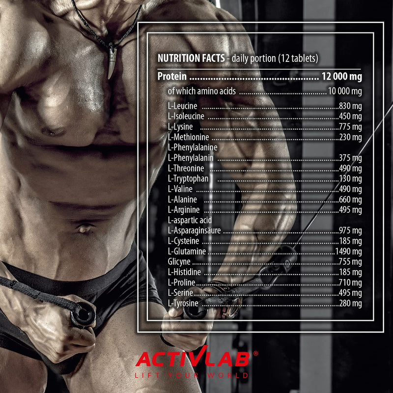 [Australia] - Activlab Amino Complex - 120 Tablets | Essential Aminoacids | BCAA | for Gym | Muscle Growth | It inhibits catabolism | Supports Anabolism | accelerates Regeneration 