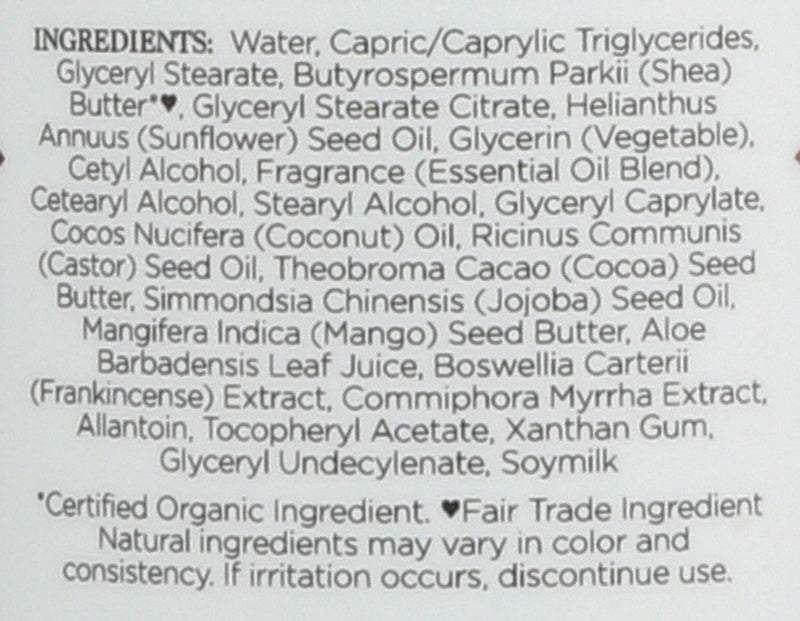 [Australia] - Nubian Heritage Lotion, Raw Shea and Myrrh, 13 Fluid Ounce 