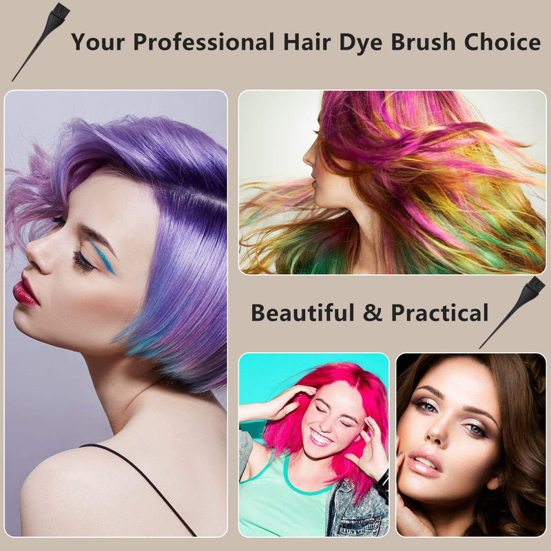[Australia] - 2 Pieces Hair Coloring Brush Hair Dye Tools for DIY Hair Coloring Salon Hair Dyeing 